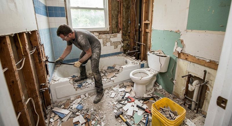Bath Demolition in Bergen County, NJ