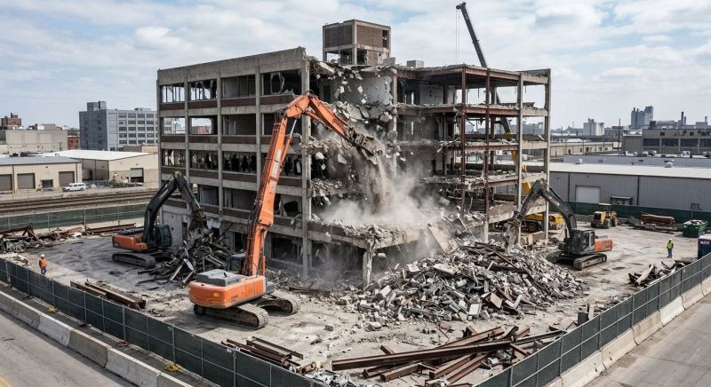 Commercial Site Demolition in Katy, TX