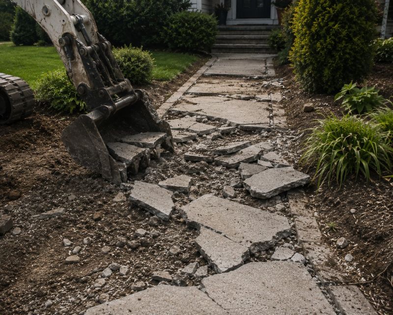 Concrete Pathway Removal in Sacramento, CA