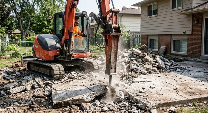 Patio Slab Demolition in Sacramento, CA