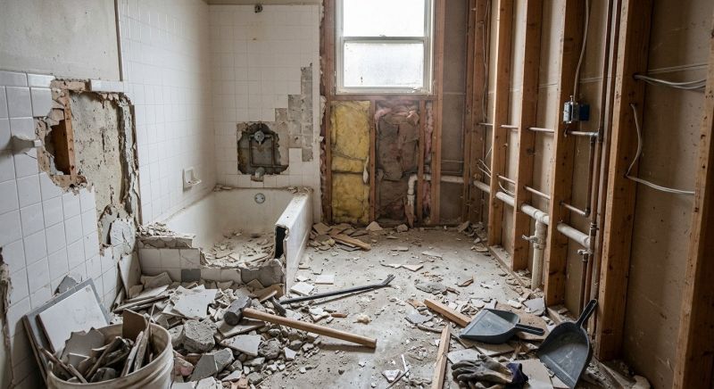 Bathroom Demolition in Bergen County, NJ