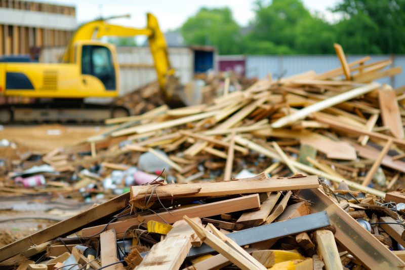 Construction Waste Removal in Roseville, CA