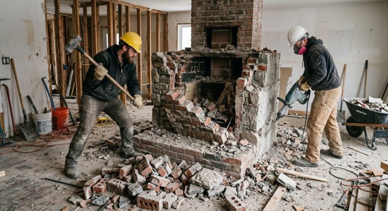 Hearth Removal in Bergen County, NJ