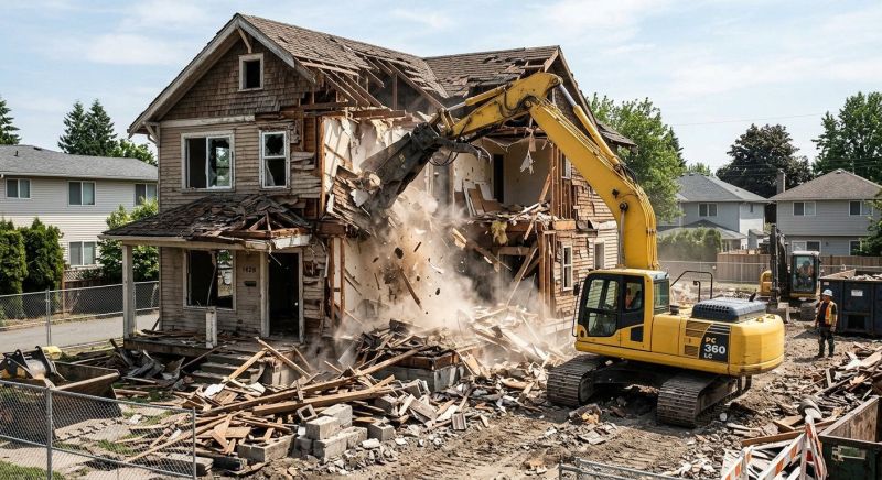 House Wrecking in Katy, TX