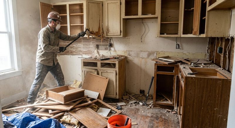 Kitchen Cabinet Demolition in Bergen County, NJ