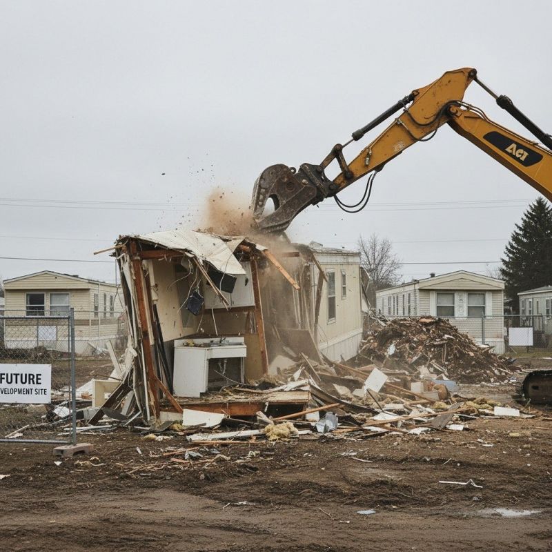 Mobile Home Demolition in Houston, TX