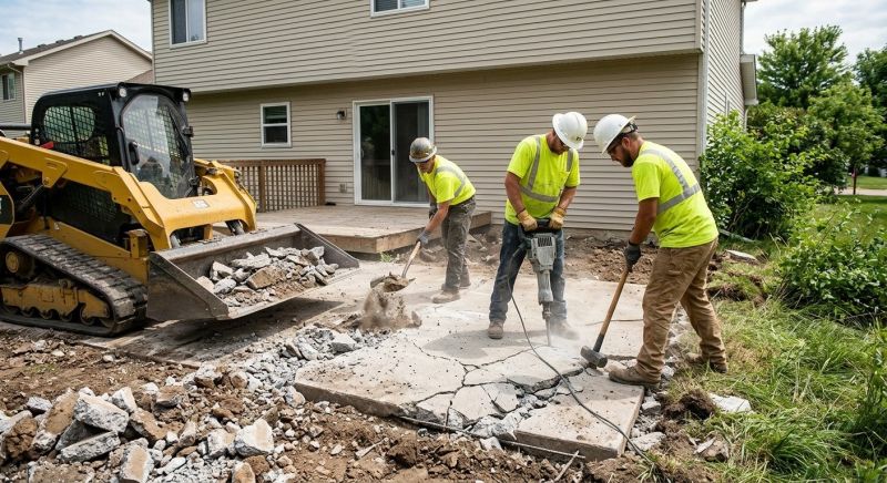 Walkway Demolition in Sacramento, CA